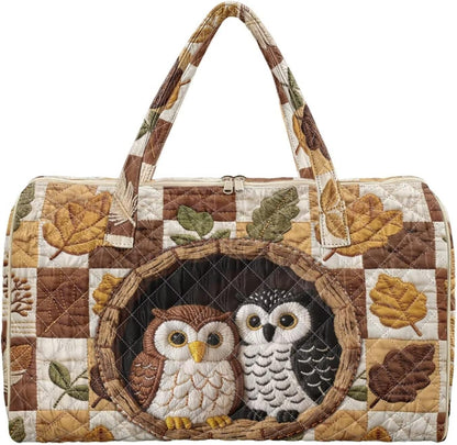 Bow Desgin Quilted Gym Bag For Women Travel Sport Tote Shoulder Bag - Colors A