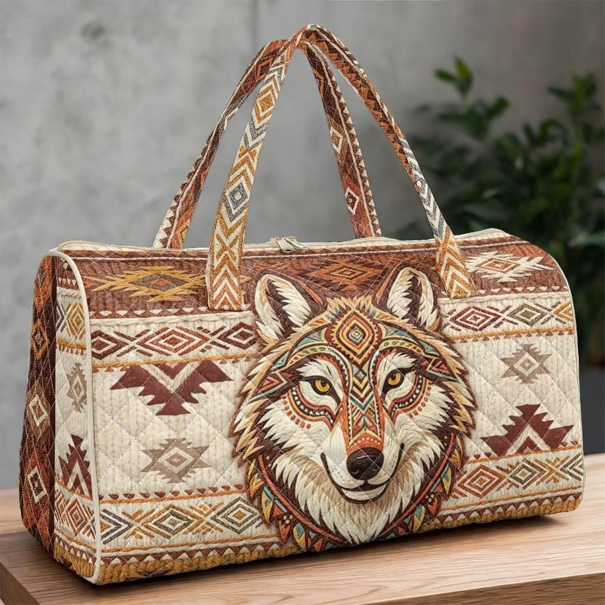Bow Desgin Quilted Gym Bag For Women Travel Sport Tote Shoulder Bag - Colors A