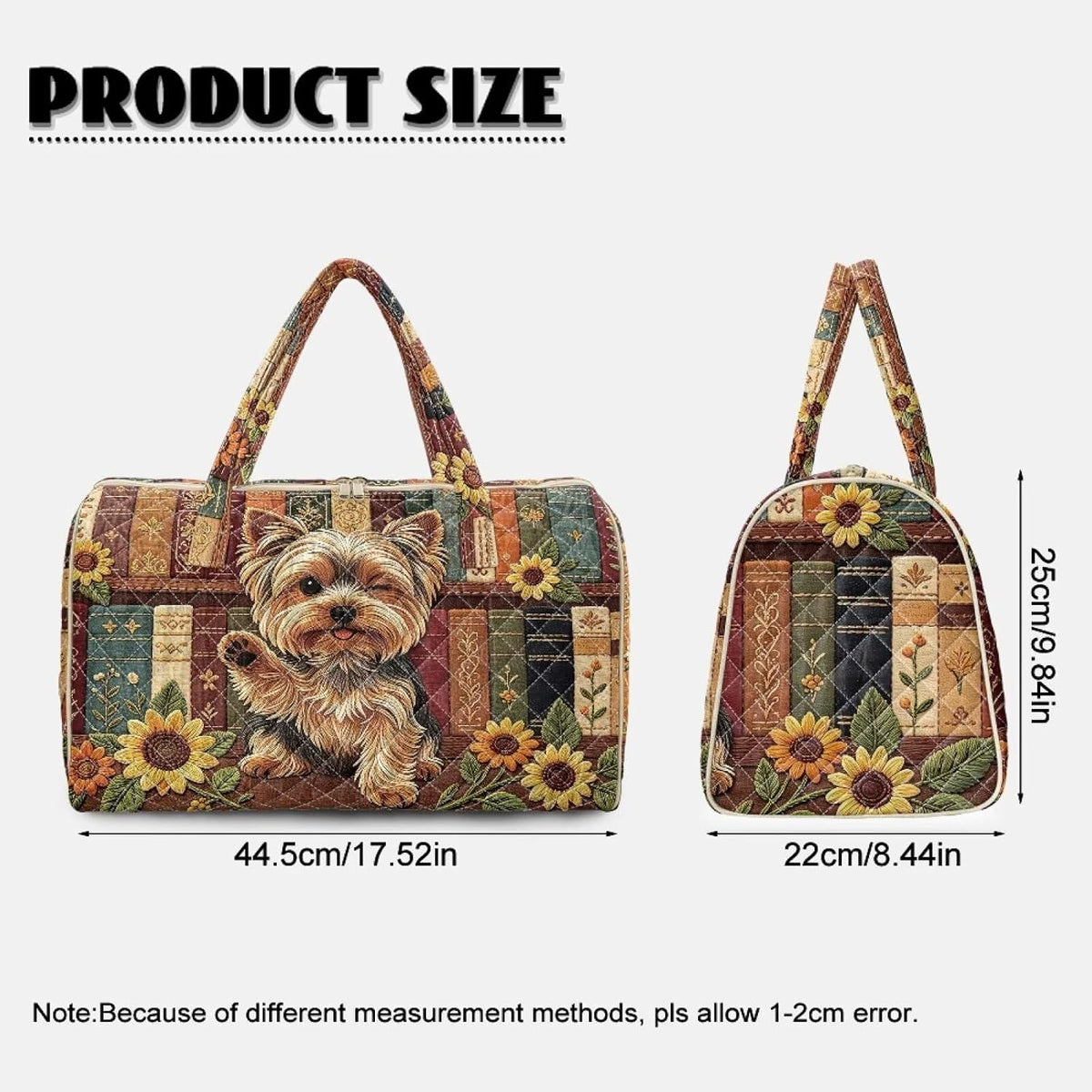 Bow Desgin Quilted Gym Bag For Women Travel Sport Tote Shoulder Bag - Colors A