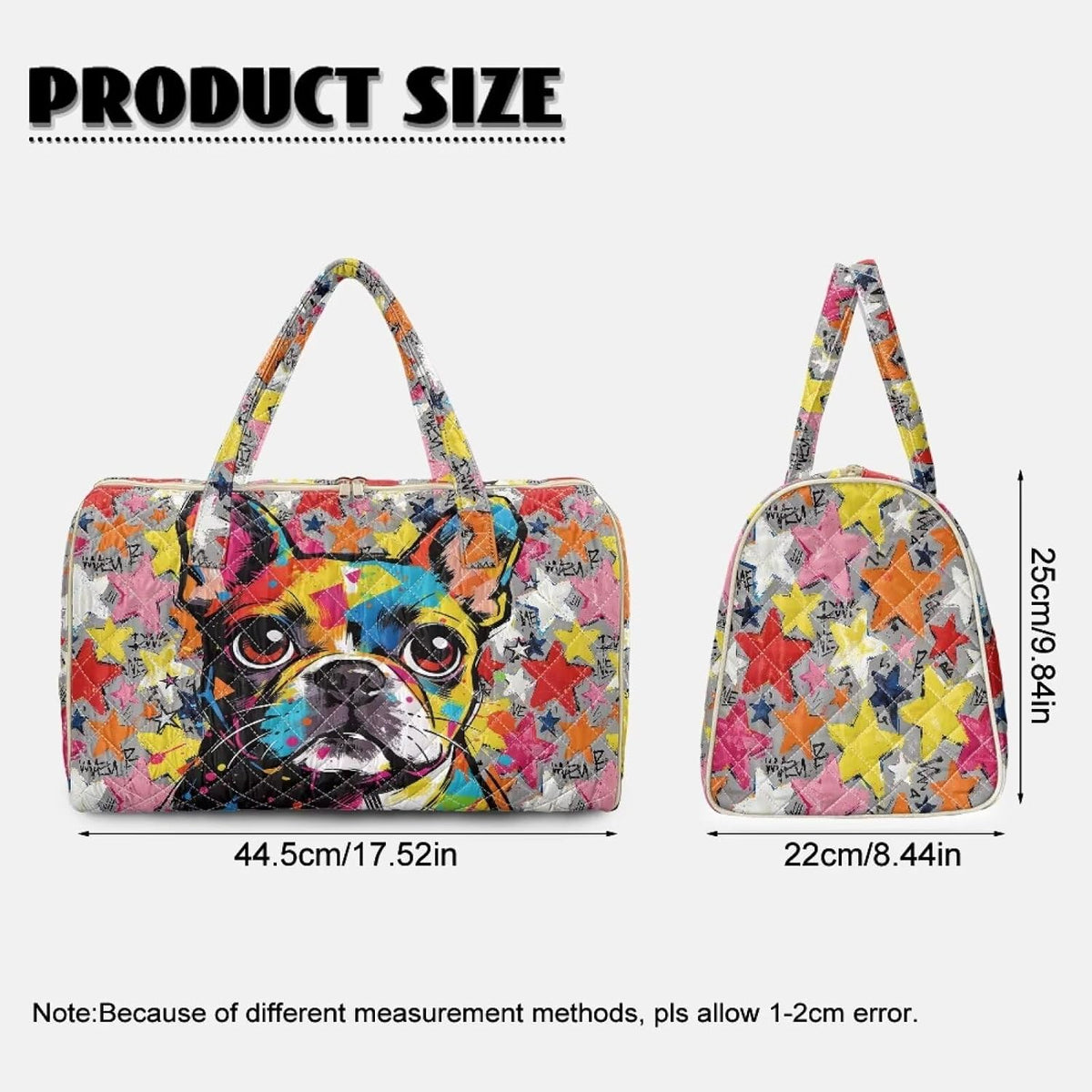 Bow Desgin Quilted Gym Bag For Women Travel Sport Tote Shoulder Bag - Colors A