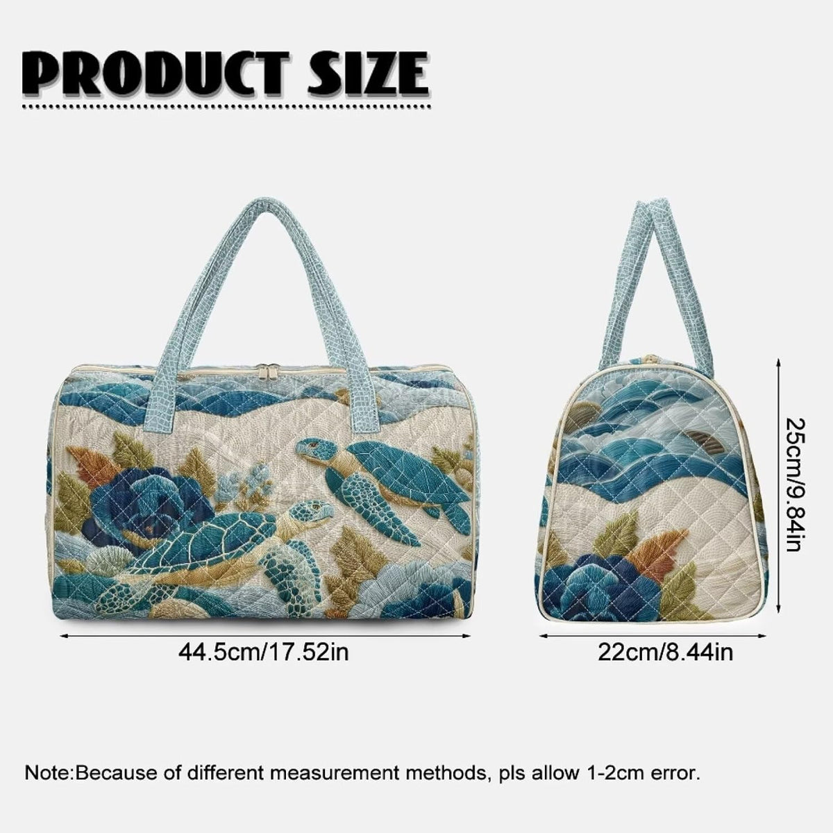 Bow Desgin Quilted Gym Bag For Women Travel Sport Tote Shoulder Bag - Colors A