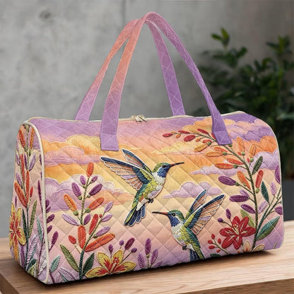 Bow Desgin Quilted Gym Bag For Women Travel Sport Tote Shoulder Bag - Colors A