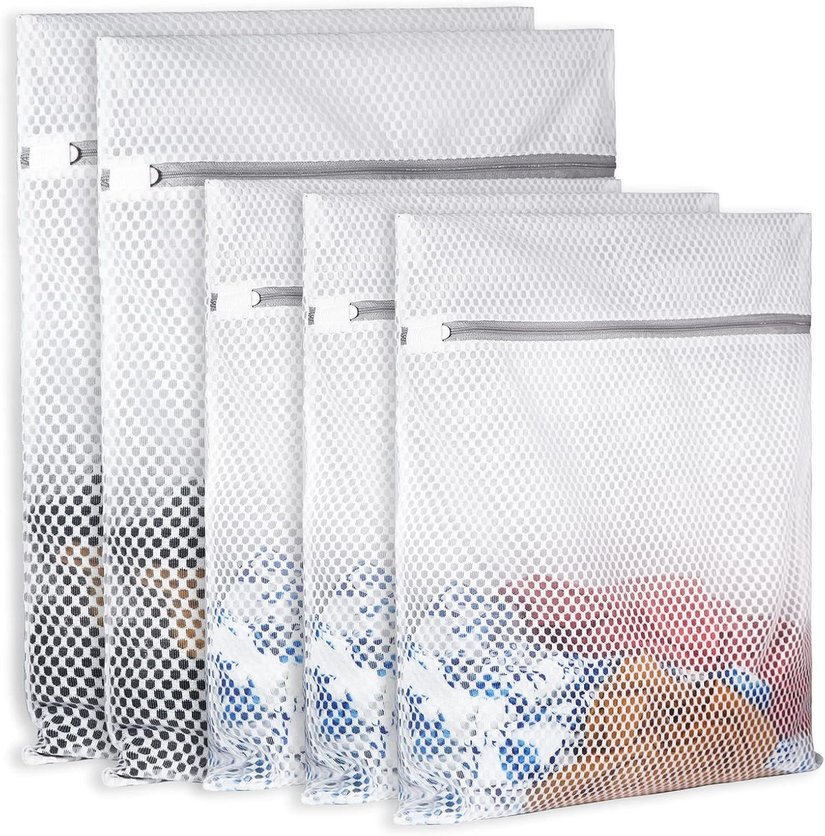 2 XX-Large Honeycomb Mesh Laundry Bag Delicates Durable for Washing Machine,24 x 24 Inches lingerie bags for Laundry, Travel Storage Organize Bag for Cotton Clothes,Sheet,Sweater, Shoes