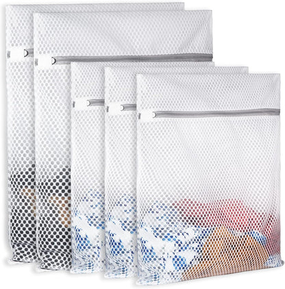 2 XX-Large Honeycomb Mesh Laundry Bag Delicates Durable for Washing Machine,24 x 24 Inches lingerie bags for Laundry, Travel Storage Organize Bag for Cotton Clothes,Sheet,Sweater, Shoes