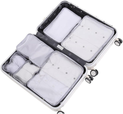 Travel Packing Cubes, Luggage Organizers with Shoe Bag