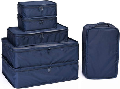 Travel Packing Cubes, Luggage Organizers with Shoe Bag