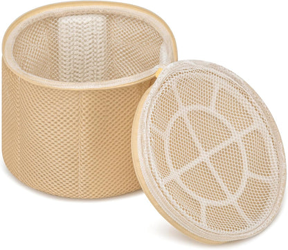 2 Pack Bra Laundry Bags for Washing Machine, Delicate Underwear Wash Bags with Anti-Deformation Structure & Fixed Friction Plates
