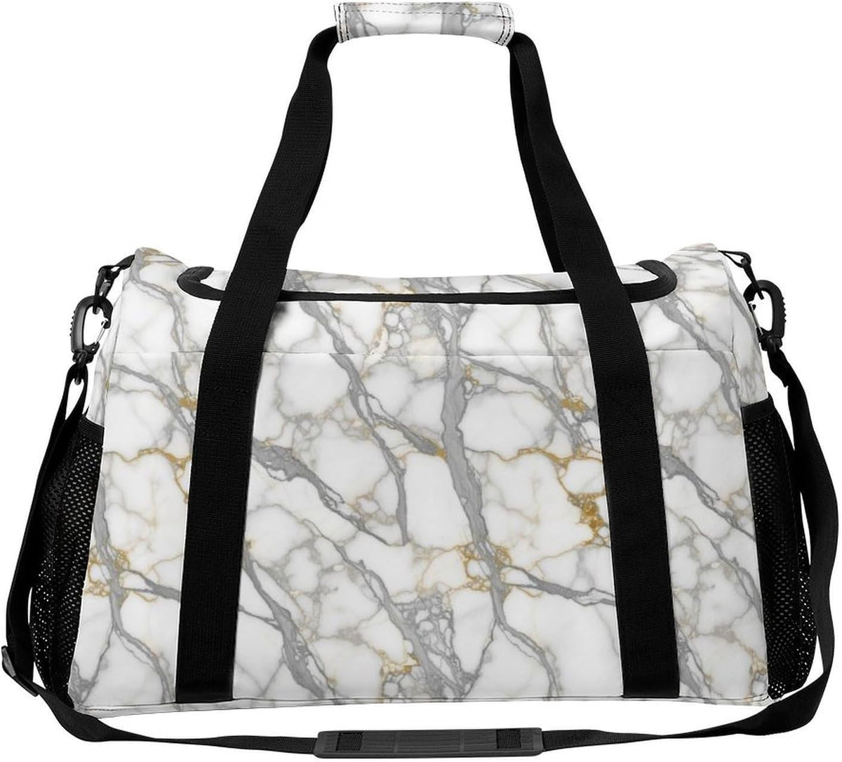 Foldable Weekender Travel Duffel Bag Lightweight Carry On Overnight Tote Bag for Women Sport Yoga
