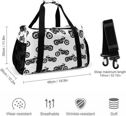 Foldable Weekender Travel Duffel Bag Lightweight Carry On Overnight Tote Bag for Women Sport Yoga