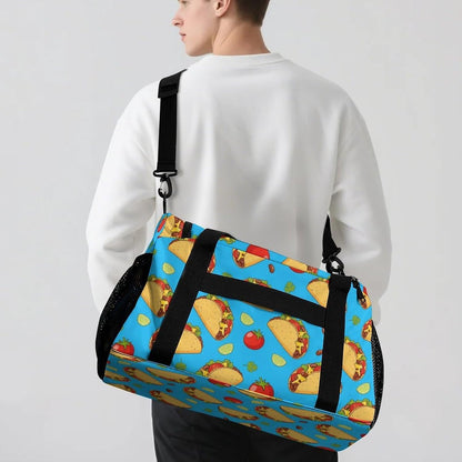 Foldable Weekender Travel Duffel Bag Lightweight Carry On Overnight Tote Bag for Women Sport Yoga