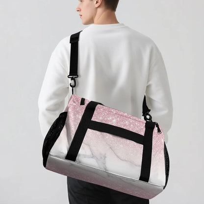 Foldable Weekender Travel Duffel Bag Lightweight Carry On Overnight Tote Bag for Women Sport Yoga