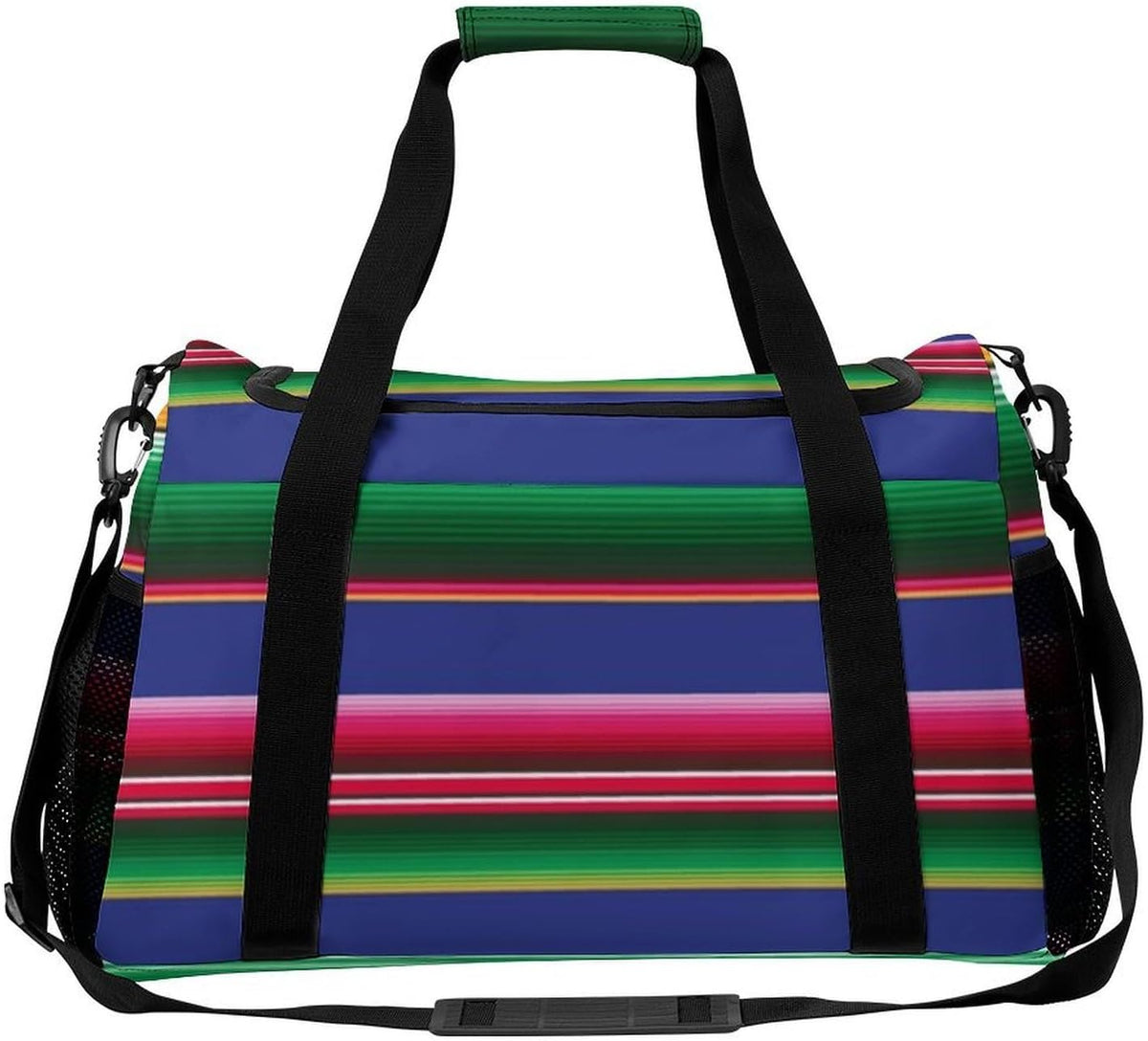 Foldable Weekender Travel Duffel Bag Lightweight Carry On Overnight Tote Bag for Women Sport Yoga