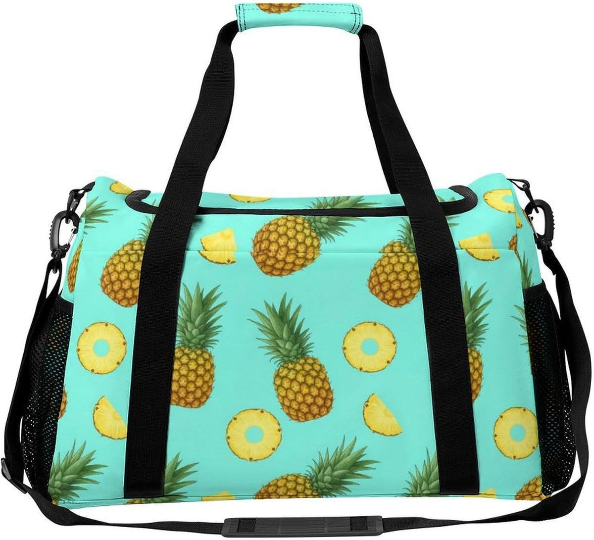 Foldable Weekender Travel Duffel Bag Lightweight Carry On Overnight Tote Bag for Women Sport Yoga