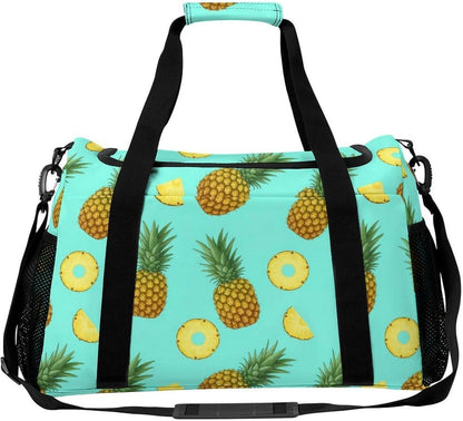 Foldable Weekender Travel Duffel Bag Lightweight Carry On Overnight Tote Bag for Women Sport Yoga