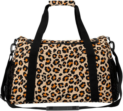 Foldable Weekender Travel Duffel Bag Lightweight Carry On Overnight Tote Bag for Women Sport Yoga