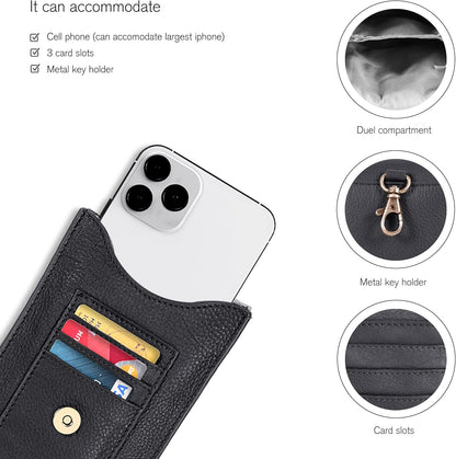 Small Crossbody Bag For Women - Mini Cell Phone Purse - Crossover Wallet Bag With Adjustable Shoulder Strap