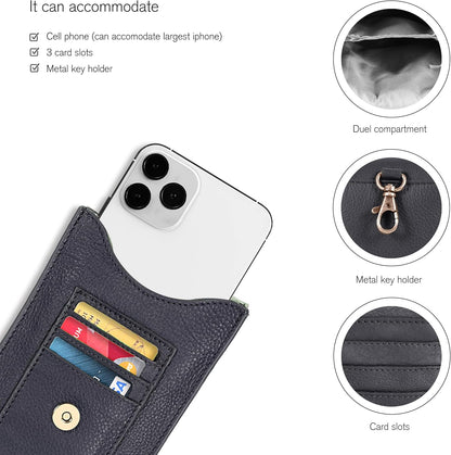 Small Crossbody Bag For Women - Mini Cell Phone Purse - Crossover Wallet Bag With Adjustable Shoulder Strap
