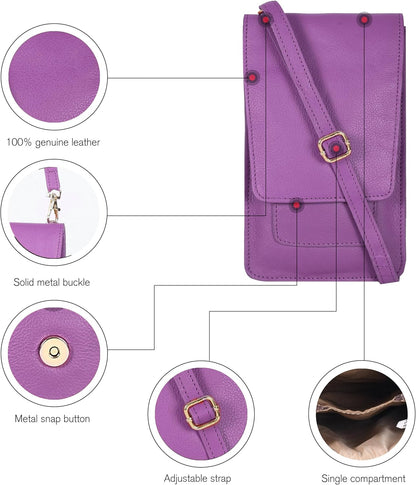 Small Crossbody Bag For Women - Mini Cell Phone Purse - Crossover Wallet Bag With Adjustable Shoulder Strap