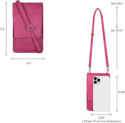 Small Crossbody Bag For Women - Mini Cell Phone Purse - Crossover Wallet Bag With Adjustable Shoulder Strap
