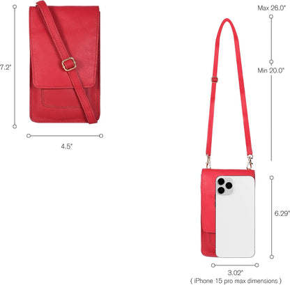 Small Crossbody Bag For Women - Mini Cell Phone Purse - Crossover Wallet Bag With Adjustable Shoulder Strap