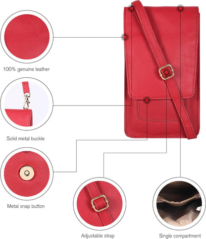 Small Crossbody Bag For Women - Mini Cell Phone Purse - Crossover Wallet Bag With Adjustable Shoulder Strap