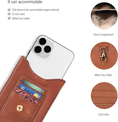 Small Crossbody Bag For Women - Mini Cell Phone Purse - Crossover Wallet Bag With Adjustable Shoulder Strap