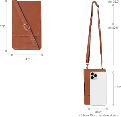 Small Crossbody Bag For Women - Mini Cell Phone Purse - Crossover Wallet Bag With Adjustable Shoulder Strap