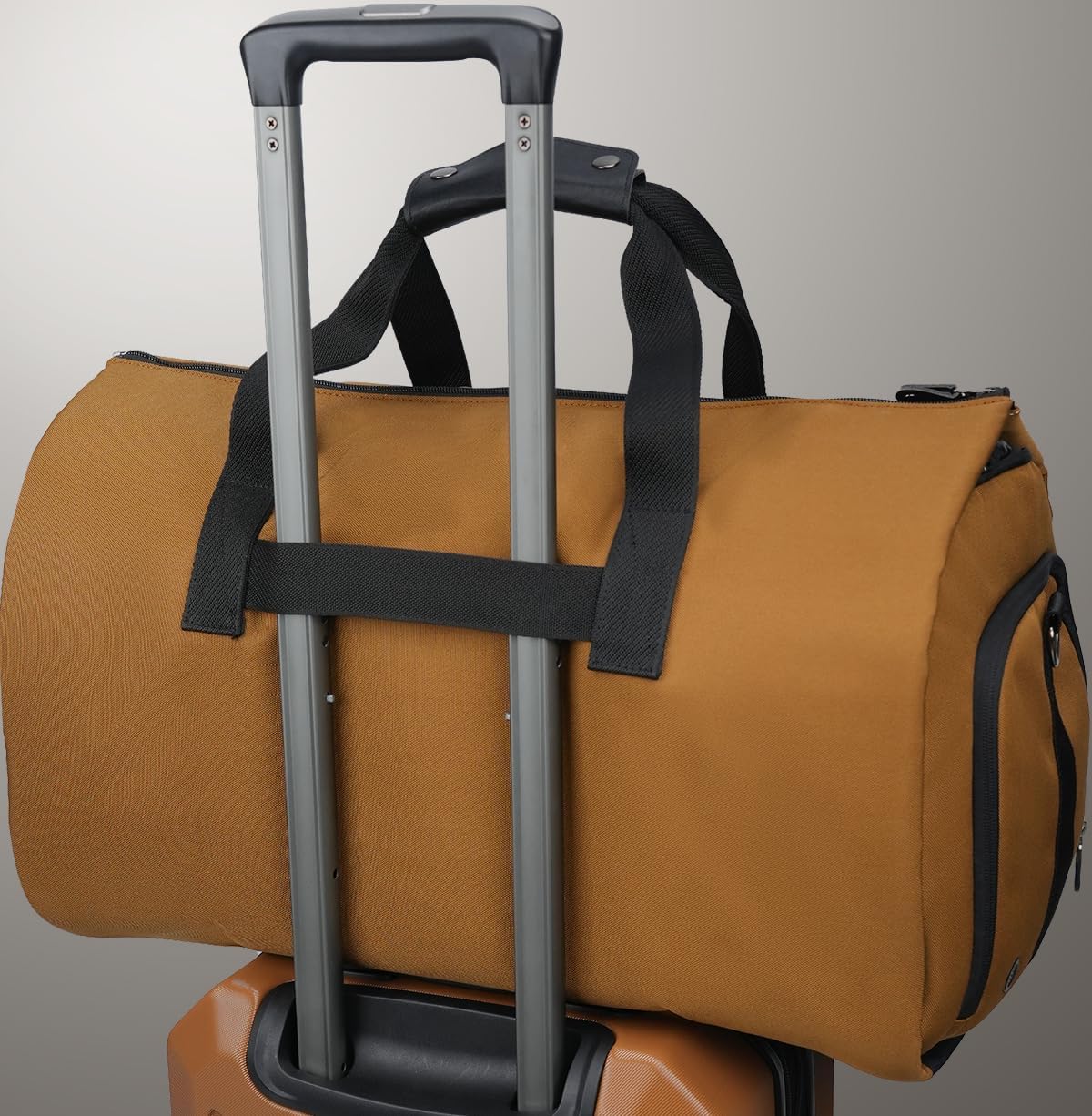 48H Garment Duffle Bags For Travel,10-Pockets Carry On Garment Bag, 3 Suit Travel Bags, 62L 2-In-1 Garment Duffel Bag, Convertible Garment bag, Boardable Garment Bag