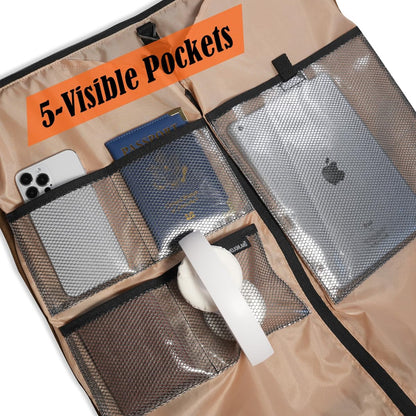 48H Garment Duffle Bags For Travel,10-Pockets Carry On Garment Bag, 3 Suit Travel Bags, 62L 2-In-1 Garment Duffel Bag, Convertible Garment bag, Boardable Garment Bag