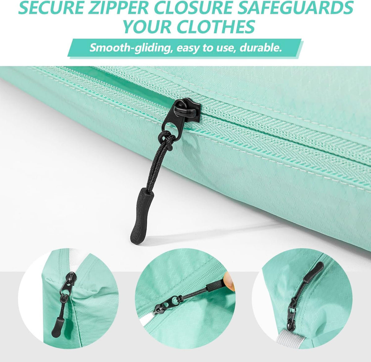 50L Travel Laundry Bag with Zipper, Heavy Duty & Odor-Proof Washable Nylon Sack for Dirty Clothes, Space-Saving Luggage Organizer & Dorm Room Essential for College Girls, Pink