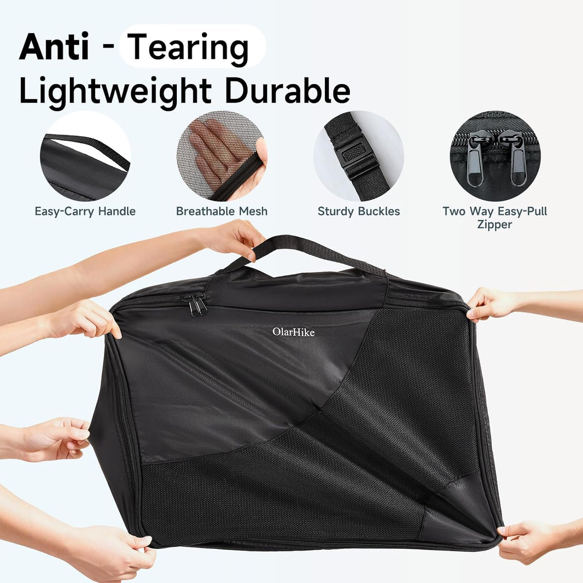 10 Set Packing Cubes for Travel,Gifts for Women Mom,Anti-Tearing Suitcase Organizer,with Over 1000 pcs Mesh Holes,Vacation Essentials & Accessories for Cruise Ship