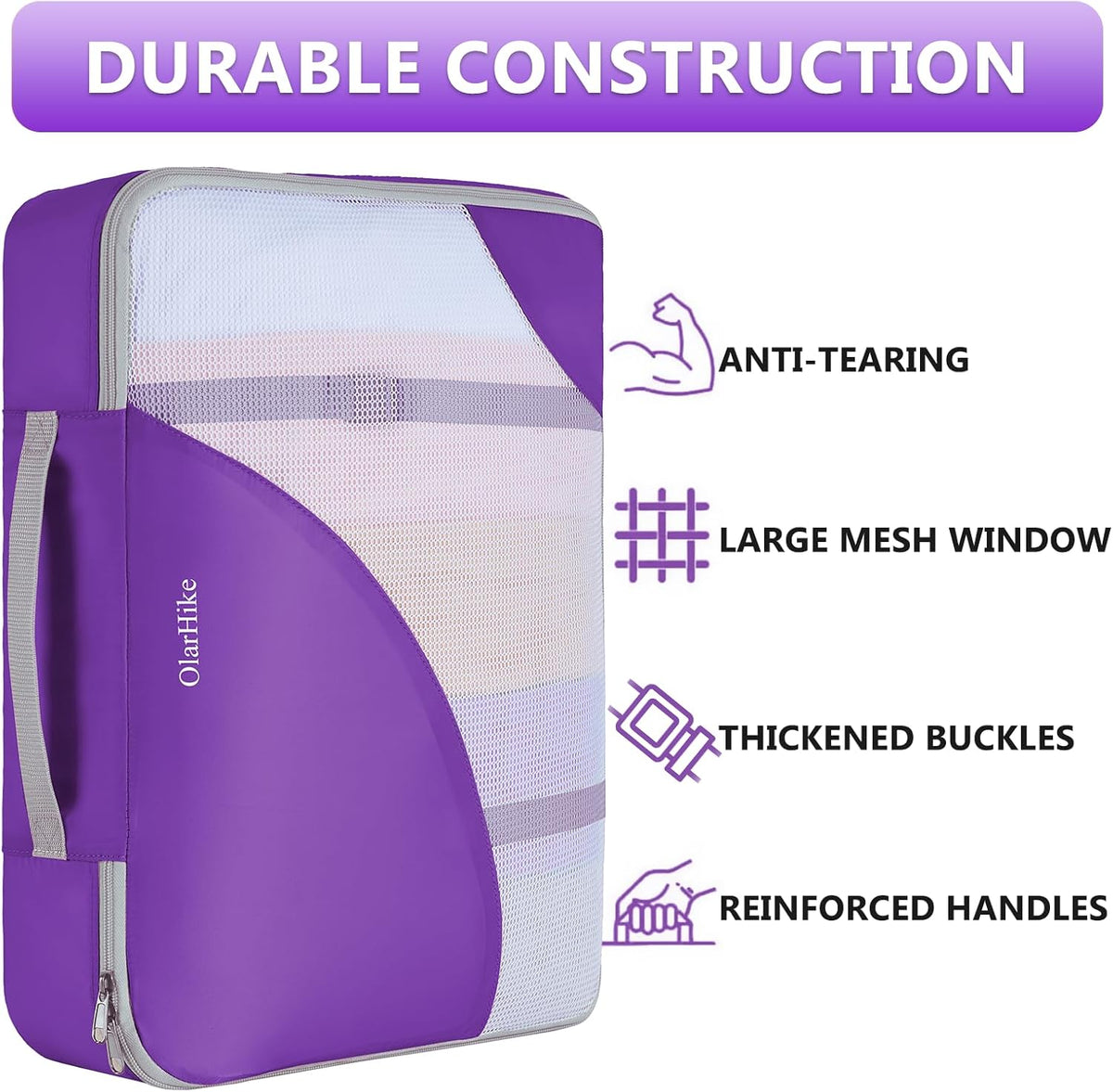 10 Set Packing Cubes for Travel,Gifts for Women Mom,Anti-Tearing Suitcase Organizer,with Over 1000 pcs Mesh Holes,Vacation Essentials & Accessories for Cruise Ship
