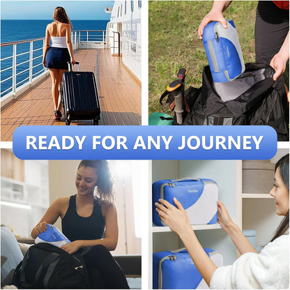 10 Set Packing Cubes for Travel,Gifts for Women Mom,Anti-Tearing Suitcase Organizer,with Over 1000 pcs Mesh Holes,Vacation Essentials & Accessories for Cruise Ship