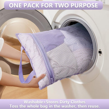 10 Set Packing Cubes for Travel,Gifts for Women Mom,Anti-Tearing Suitcase Organizer,with Over 1000 pcs Mesh Holes,Vacation Essentials & Accessories for Cruise Ship