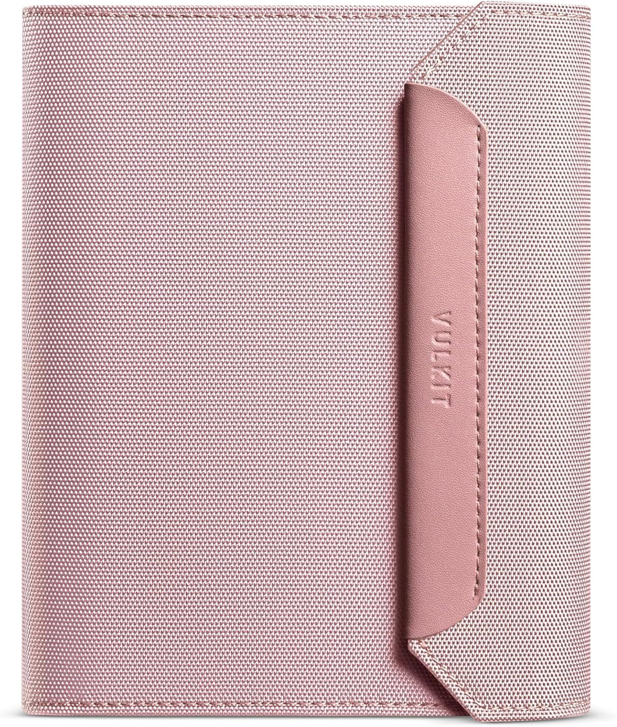 RFID Blocking Leather Passport & Card Holder, Dual Person Travel Passport Wallet with Secure Magnetic Closure, Green