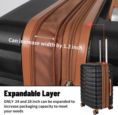 22×14×9 Airline Approved Carry On Luggage with Front Open Pocket, Spinner Wheels, ABS+PC Hardshell Small 20inch Suitcase with Protective Cover and Luggage Tag, Avocado Green