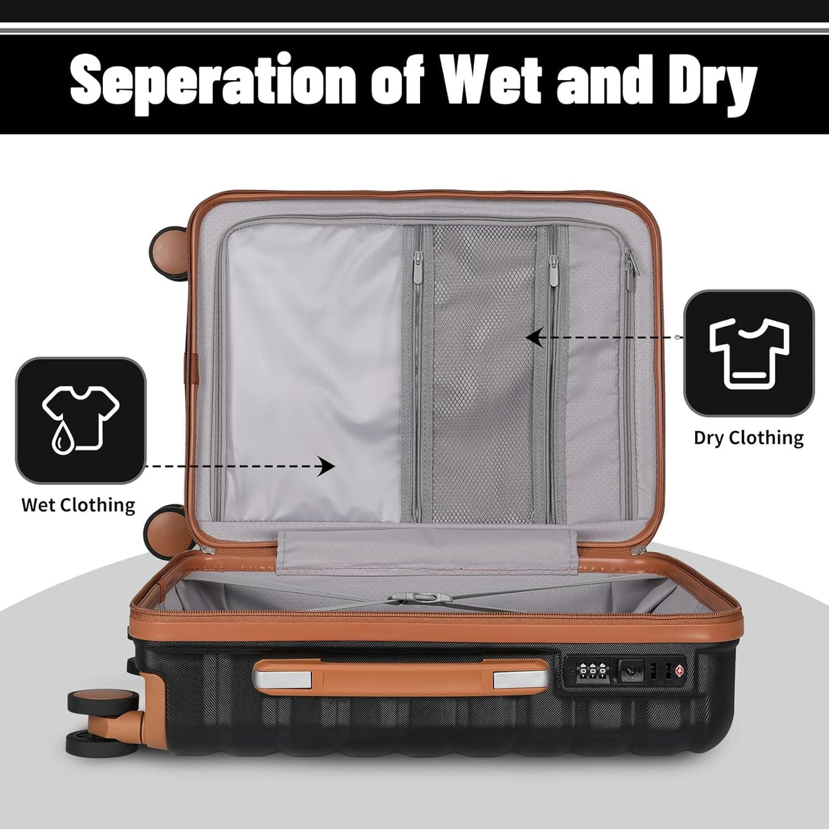 22×14×9 Airline Approved Carry On Luggage with Front Open Pocket, Spinner Wheels, ABS+PC Hardshell Small 20inch Suitcase with Protective Cover and Luggage Tag, Avocado Green
