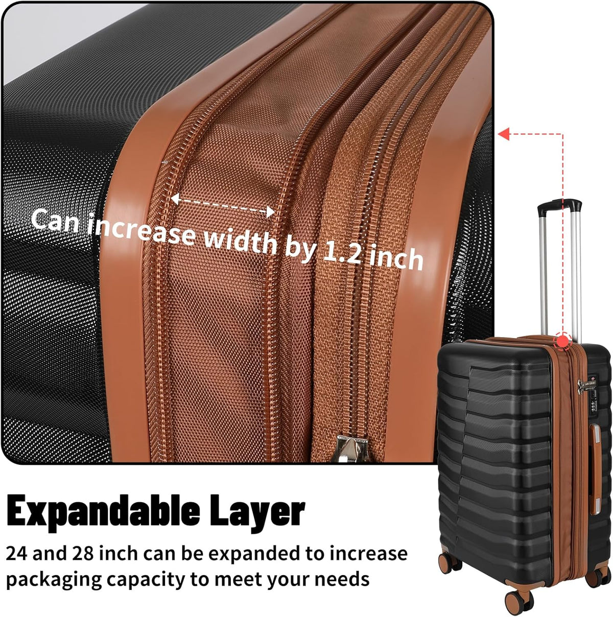22×14×9 Airline Approved Carry On Luggage with Front Open Pocket, Spinner Wheels, ABS+PC Hardshell Small 20inch Suitcase with Protective Cover and Luggage Tag, Avocado Green