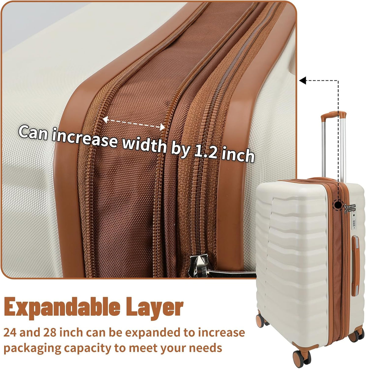 22×14×9 Airline Approved Carry On Luggage with Front Open Pocket, Spinner Wheels, ABS+PC Hardshell Small 20inch Suitcase with Protective Cover and Luggage Tag, Avocado Green
