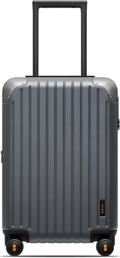 Carry on Luggage Airline Approved, Hardshell Suitcases with Spinner Wheels, PC Expandable Luggage, 20 Inch, Black