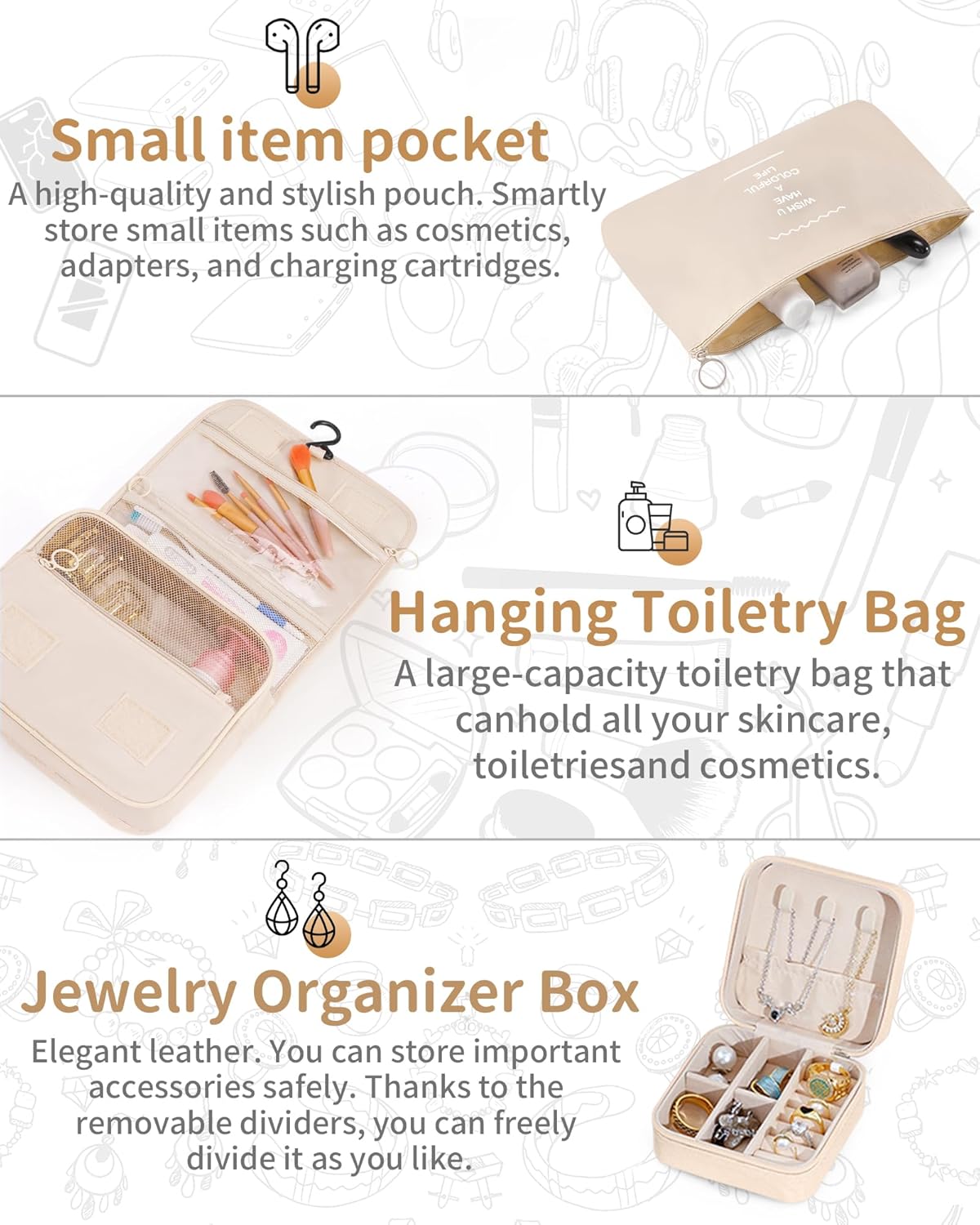 Packing Cubes 11 Set, Suitcase Organizers, Luggage Organizer Bags, Packing Cubes for Travel, with Toiletry Bag, Travel Essentials,Pink