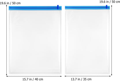 12 Pcs Travel Compression Bags Roll up Air Removal Space Saver Storage Bags Pa Material Hand Roll for Clothes Packing Organizers Luggage Storage