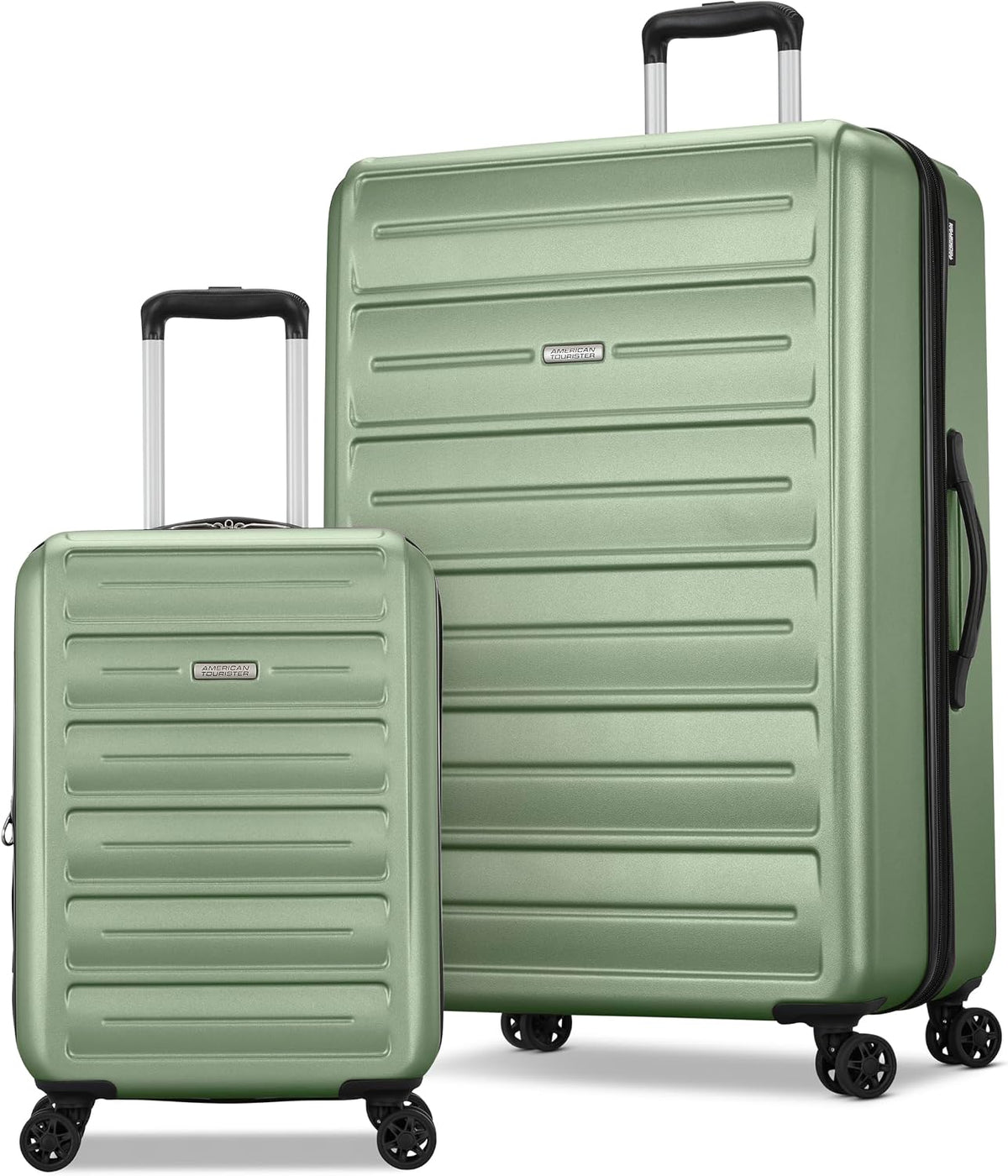 Westridge Hardside Luggage Set with Spinner Wheels, Holly Red, Carry-On