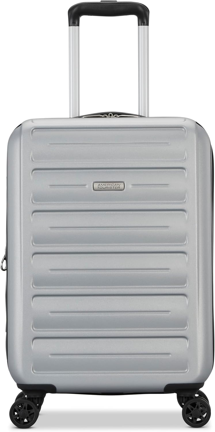 Westridge Hardside Luggage Set with Spinner Wheels, Holly Red, Carry-On