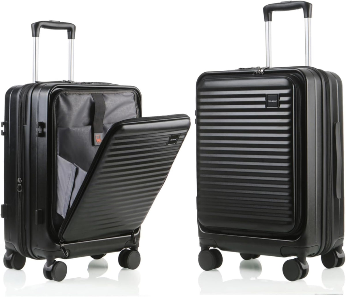 20 Inch Carry On Luggage, Hard shell Suitcases with Wheels | Airline Approved, Lightweight Polycarbonate, Expandable, 4 Spinner Wheels, TSA Lock, Suitcase with laptop Compartment