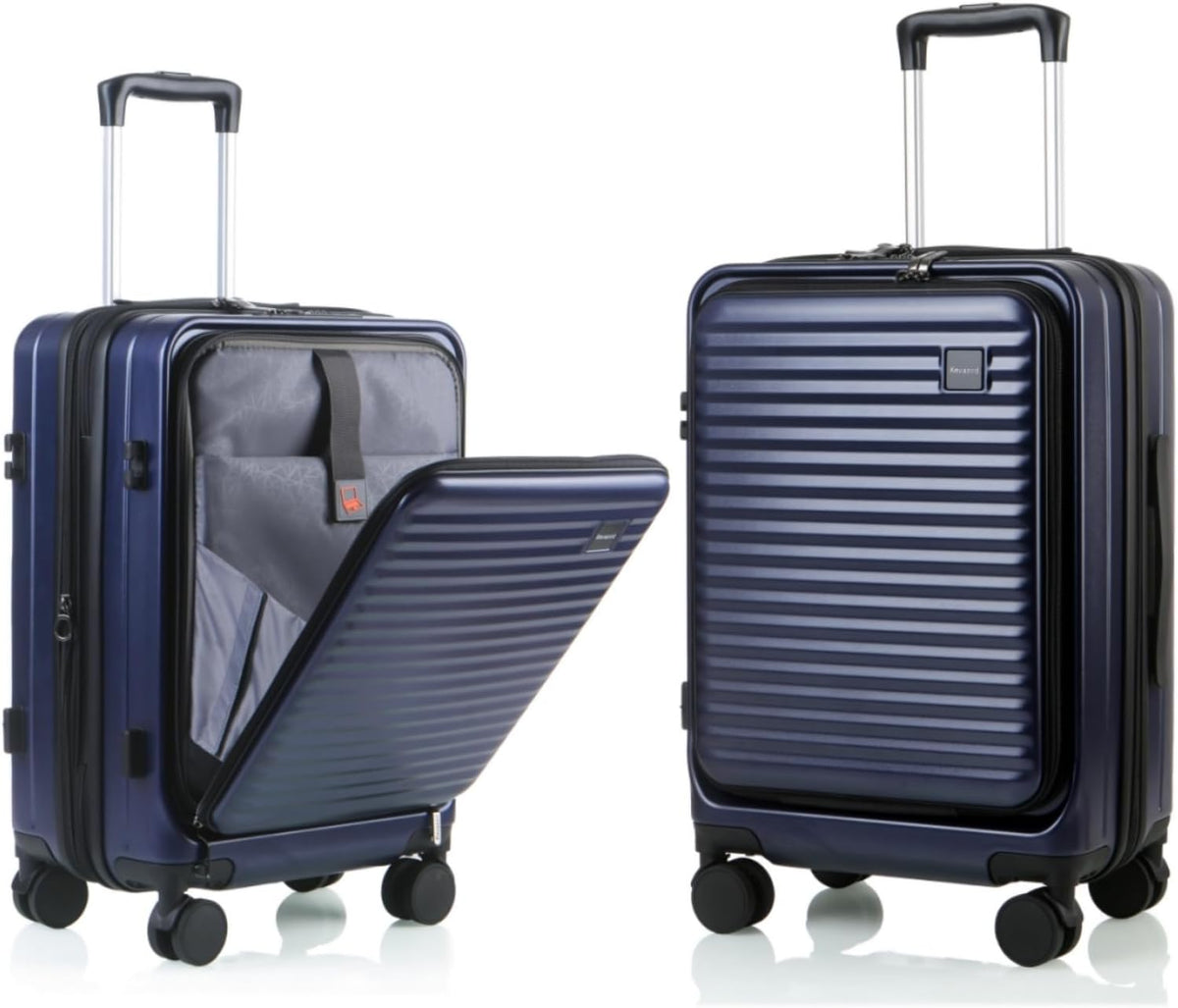 20 Inch Carry On Luggage, Hard shell Suitcases with Wheels | Airline Approved, Lightweight Polycarbonate, Expandable, 4 Spinner Wheels, TSA Lock, Suitcase with laptop Compartment
