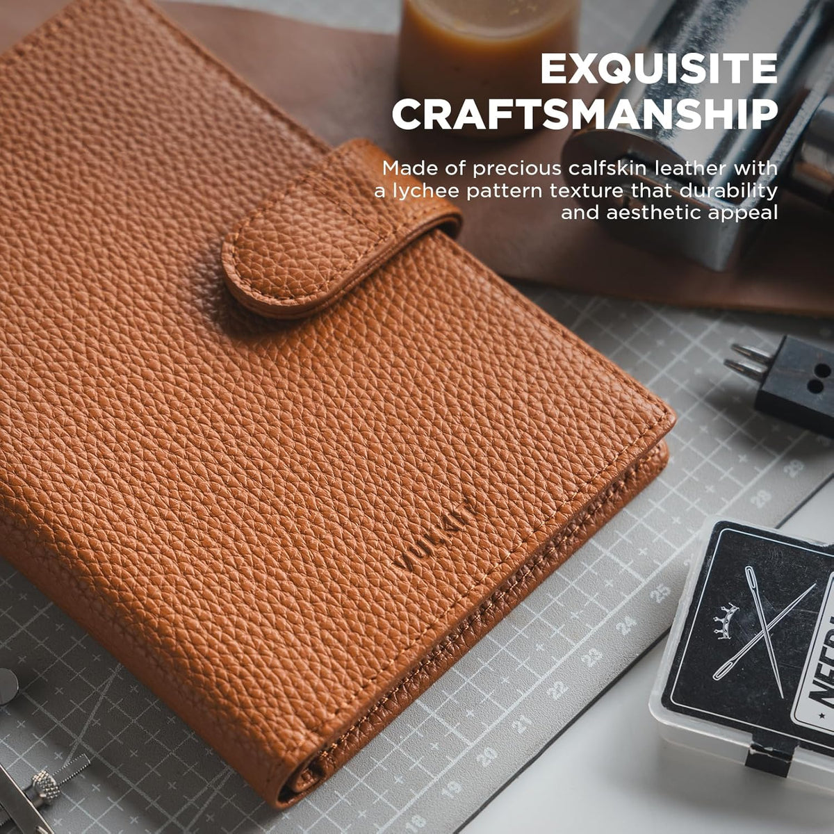 Leather Passport Travel Wallet for 2 Passports Pocket Slim Double Passport Holder RFID Blocking with ID Window for Women or Men