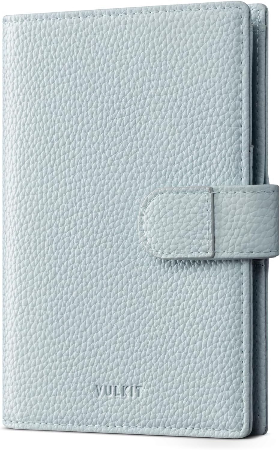 Leather Passport Travel Wallet for 2 Passports Pocket Slim Double Passport Holder RFID Blocking with ID Window for Women or Men