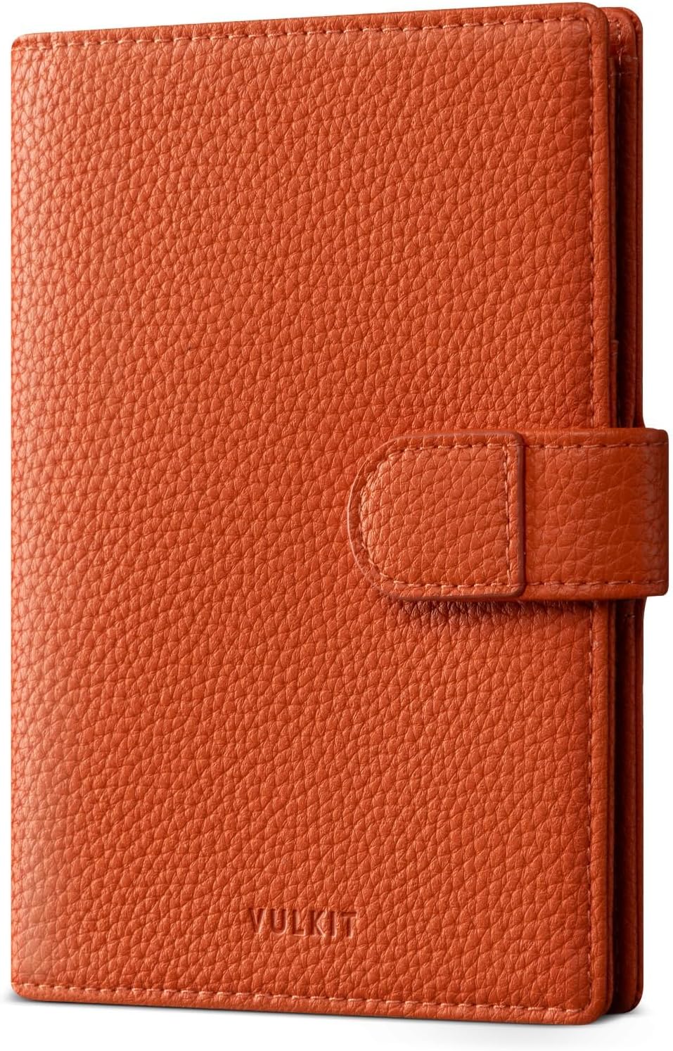 Leather Passport Travel Wallet for 2 Passports Pocket Slim Double Passport Holder RFID Blocking with ID Window for Women or Men