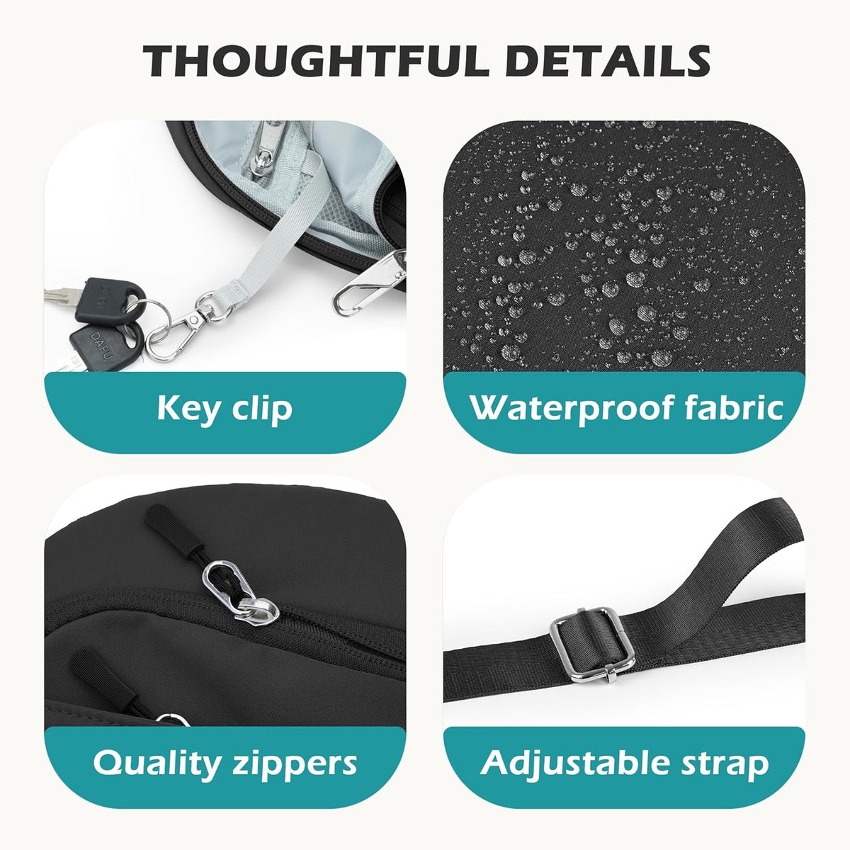Anti Theft Crossbody Bags for Women Men, Small Sling Crossbody Bag Travel Purse Shoulder Wallet with RFID Blocking
